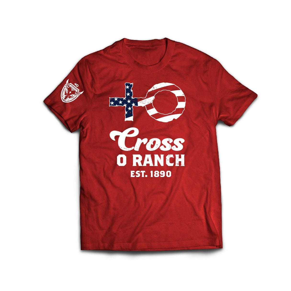 "American Cross O Brand" Red Short Sleeve T-Shirt